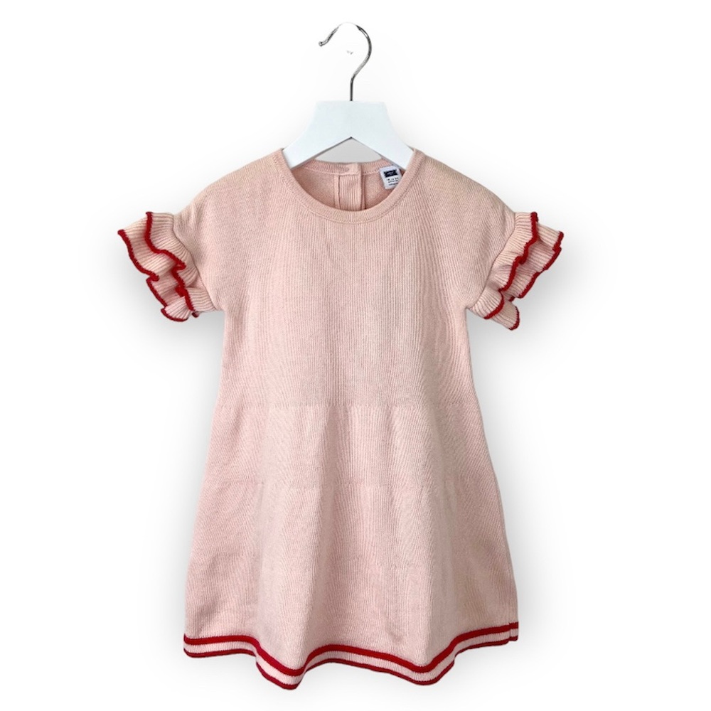 Janie and Jack Peach Pink Sweater Dress 18-24 months